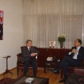 Photo 15 of 25 - Former President meets Ambassador Checchia 06032008