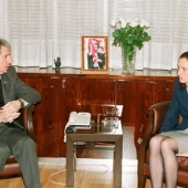 Photo 18 of 25 - Former President meets British Ambassador 12022008