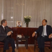 Photo 22 of 25 - Former President meets Ambassador Gabriel Checchia 06032008
