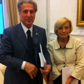 Photo 100 of 110 - Ministre des Affaires Etrangères Italienne Emma Bonino 11052013