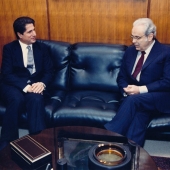 Photo 44 of 88 - UN Secretary General DeCuellar 28101985