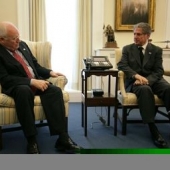 Photo 19 of 56 - Former President meets with Vice President Dick Cheney 07022007