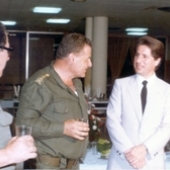 Photo 71 of 88 - With army chief commander Gale Ibrahim Tannous 06051983