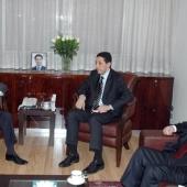 Photo 24 of 25 - Former President meets Ambassador Hisham Youssef 21022008