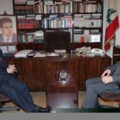 Photo 26 of 56 - Former president meets Saudi Ambassador Abdelaziz Khoja 22022007