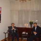 Photo 11 of 25 - Former President meets Belgium Ambassador Johan Verkamen 07032008